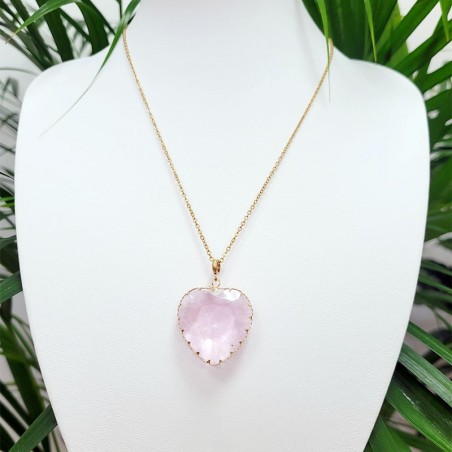 NASZYJNIK KRYSZTAŁOWE SERCE