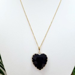 NASZYJNIK KRYSZTAŁOWE SERCE