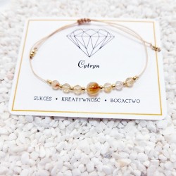 BRANSOLETKA Z CYTRYNEM