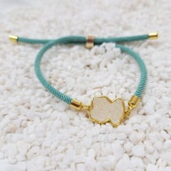 BRANSOLETKA DIAMENTOWY MIŚ