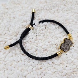 BRANSOLETKA DIAMENTOWY MIŚ