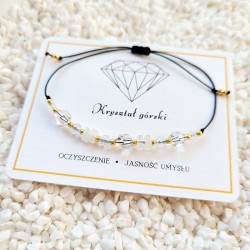 BRANSOLETKA KRYSZTAŁ GÓRSKI