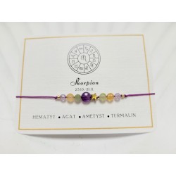 BRANSOLETKA ZODIAKALNA SKORPION 23.10-21.11