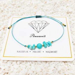 BRANSOLETKA Z AMAZONITU