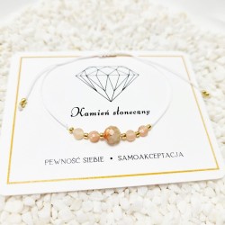 BRANSOLETKA KAMIEŃ SŁONECZNY