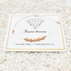 BRANSOLETKA KAMIEŃ SŁONECZNY